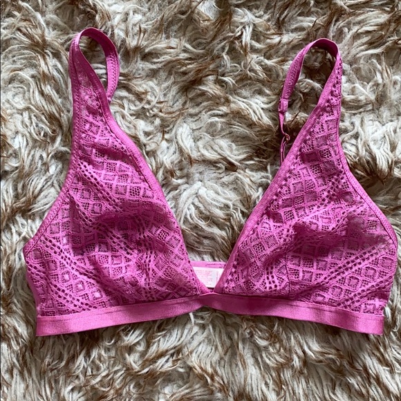 fuschia bralette